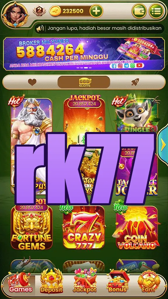 rk77 Masuk